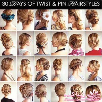 انواع مدل مو در منزل